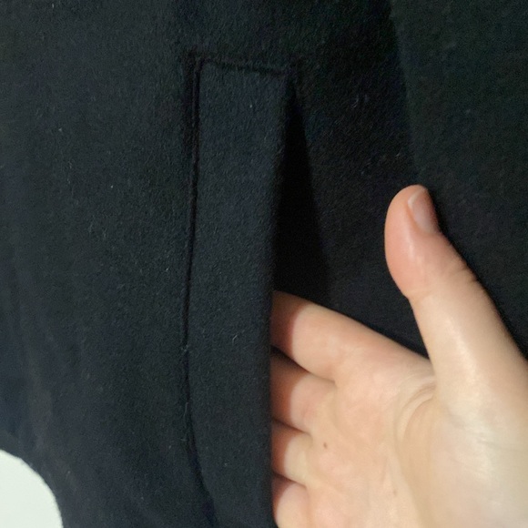 Arctic Eagle Men’s Black Overcoat Trench Fall Winter Full Zip Jacket - Size M - Picture 4 of 6